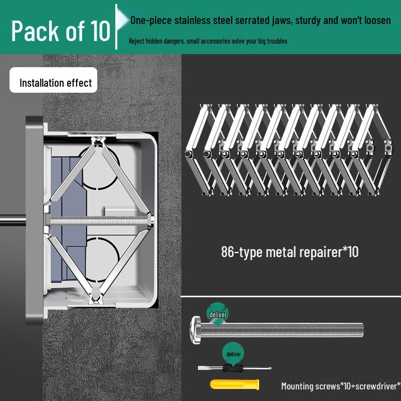 Universal Type 86 Concealed Wiring Box with Diamond Base