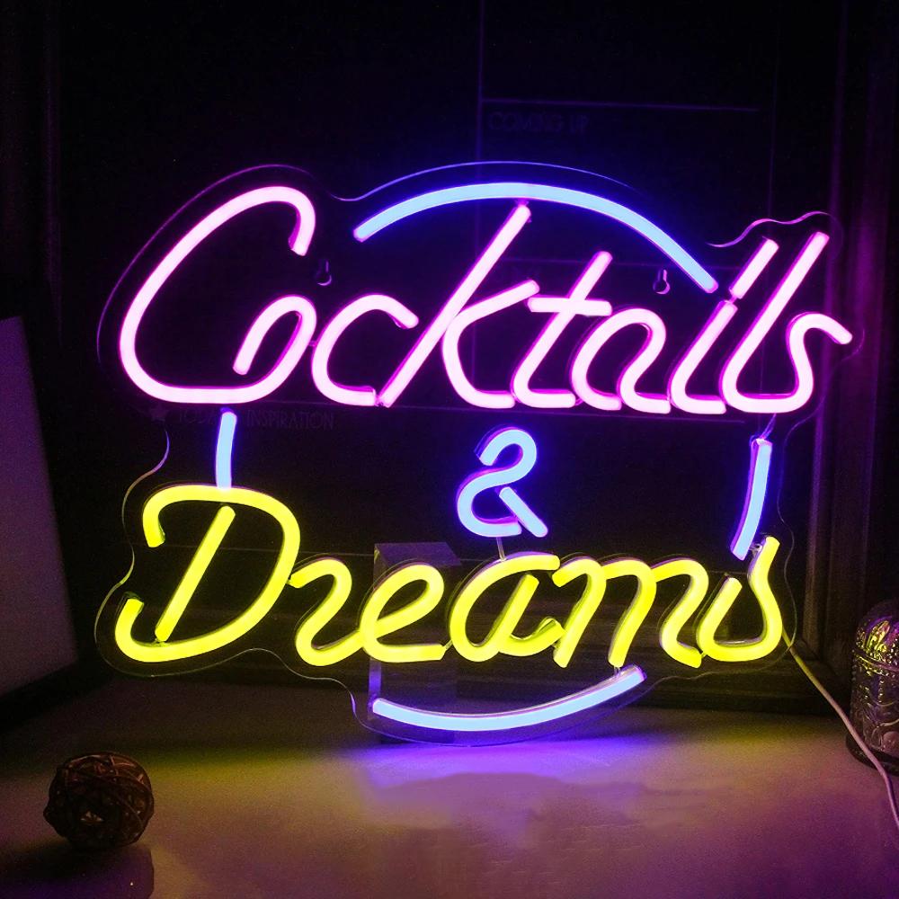 Open Welcome Bar Neon LED Sign USB Powered Room Wall Decoration For Pub Bar Club Men's Cave Party Restaurant Shop Sign Lights