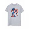 Captain America Womens/Ladies The First Avenger Boyfriend T-Shirt