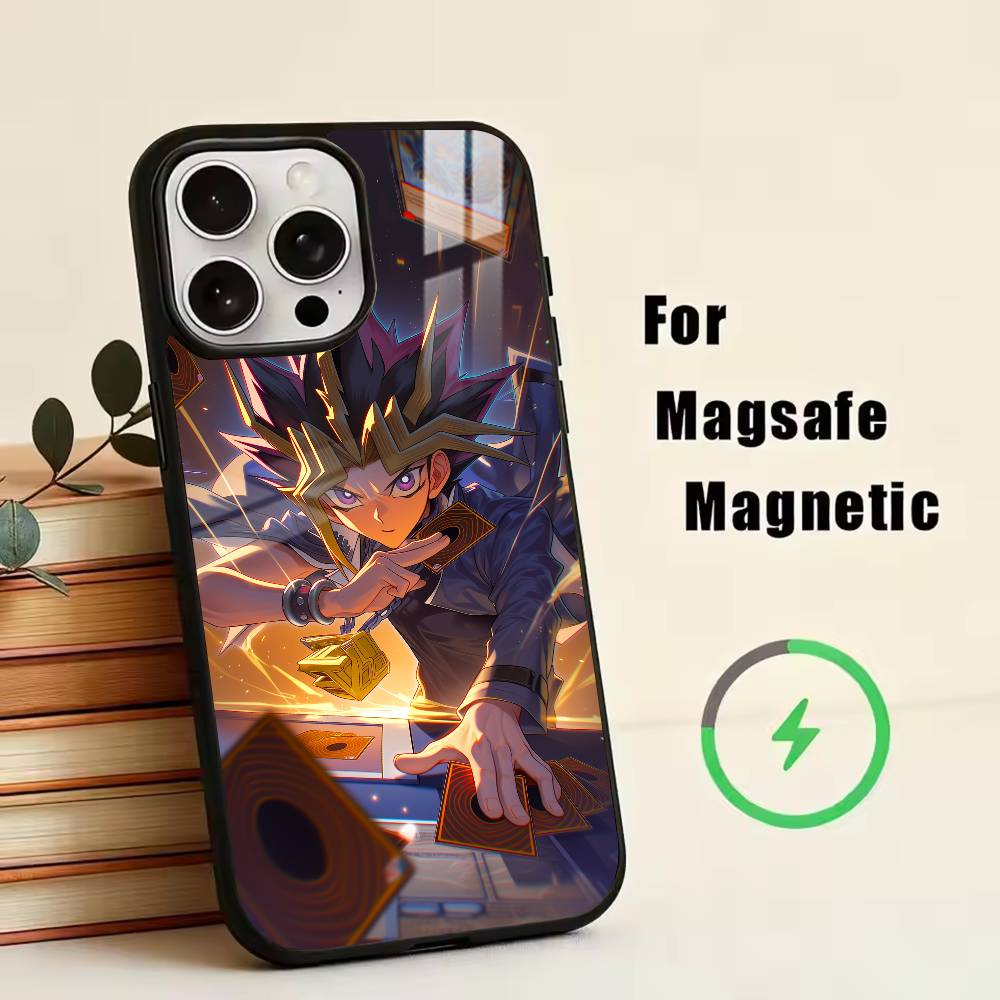 Game Y-Yu-Gi-Oh Phone Case For iPhone17,16,15,14,13,12,11 Plus,Pro Magnetic For Magsafe Wireless Charging