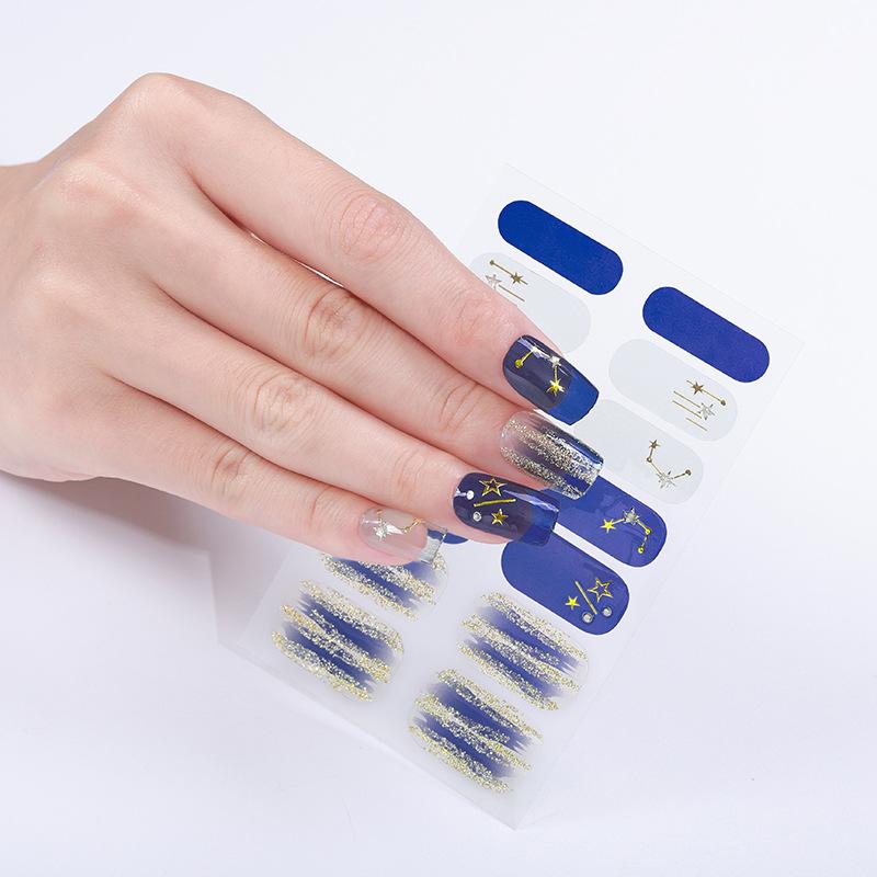 New Japanese and Korean nail sticker cute waterproof nail mask pregnant girl nail sticker