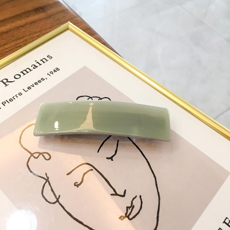 

Элегантная ретро квадратная заколка для волос 8,5 см в ассортименте цветов для стильных женщин Mint Green