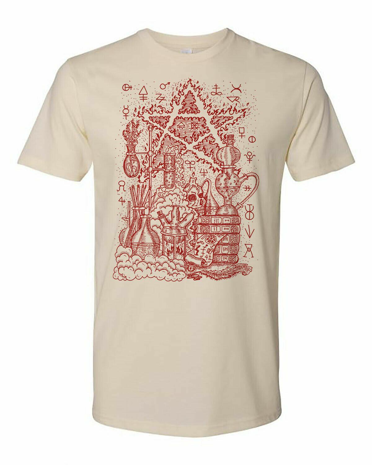 Коттедж Cult Clothing Футболка Алхимия Оккультизм Гот Ведьма Магия Викторианский S