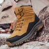Winter New Cotton Boots Men's Casual Cotton Shoes Piled Thickened Snow Boots Warm Outdoor Mountaineering High-top Cotton Boots
