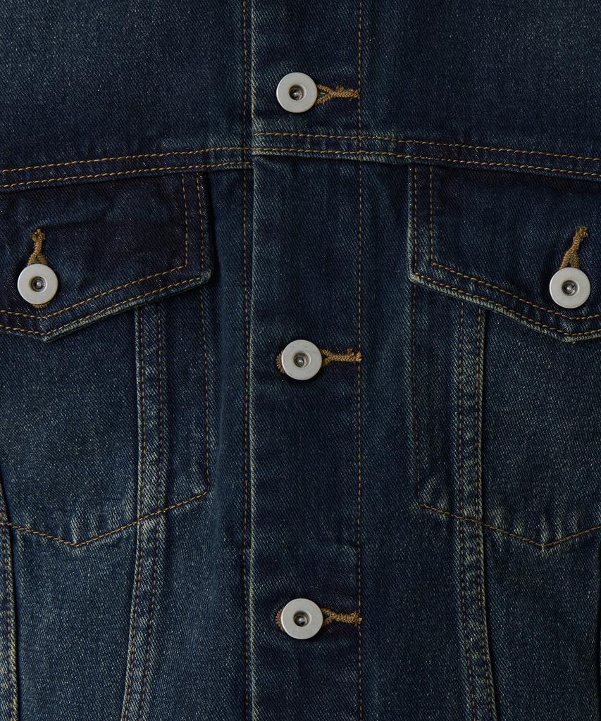 Musinsa Standard Oversized Denim Trucker Jacket [Dark Blue]