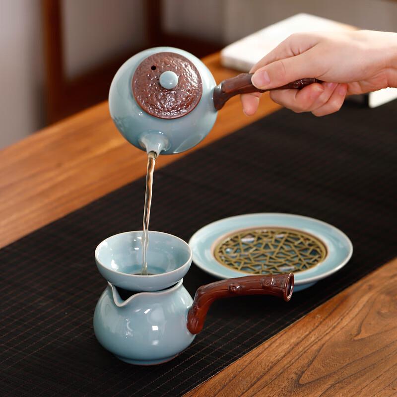 Bafang Li Official Kiln Side-Handle Tea Set