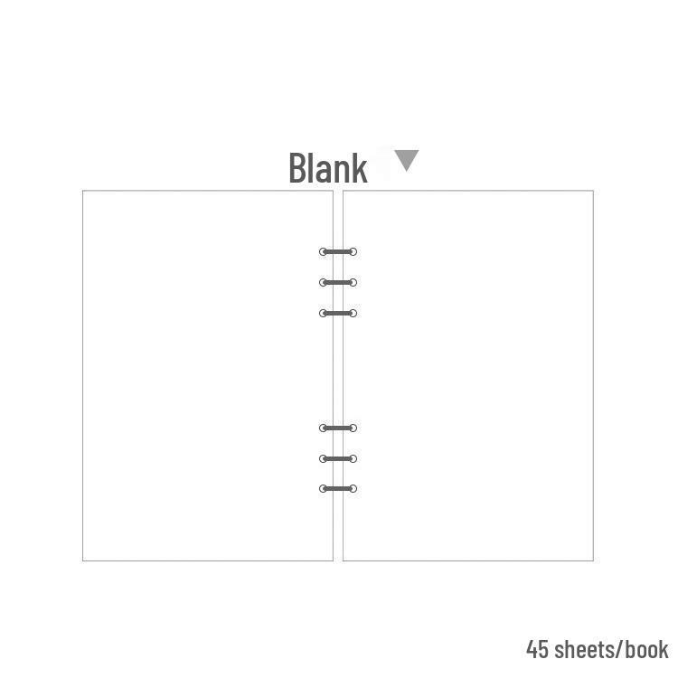 Gradient Fresh 6-Hole PVC A7 Binder Planner Cover with Snap Fastener