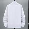 Men Outdoor Jacket Long Sleeves Sun Protection Breathable Solid Color Zipper Closure Anti-UV Ultra-thin Plus Size Cycling Sports Sun Protection Coat