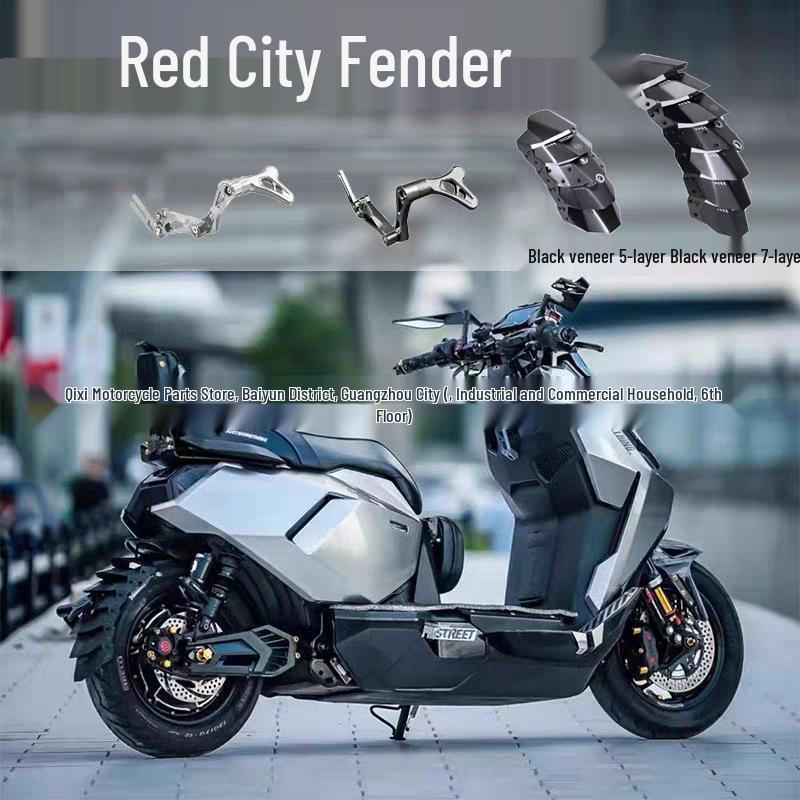 Para-lamas Traseiro Expandido Cross HC ITI Red City Compatível com Calf FX Speed FXT Pro