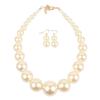 Women Fashion Luxury Pearl Short Clavicle Chain Handmade Temperament Necklace Simulated Pearl Wedding Jewelry for Women Gift