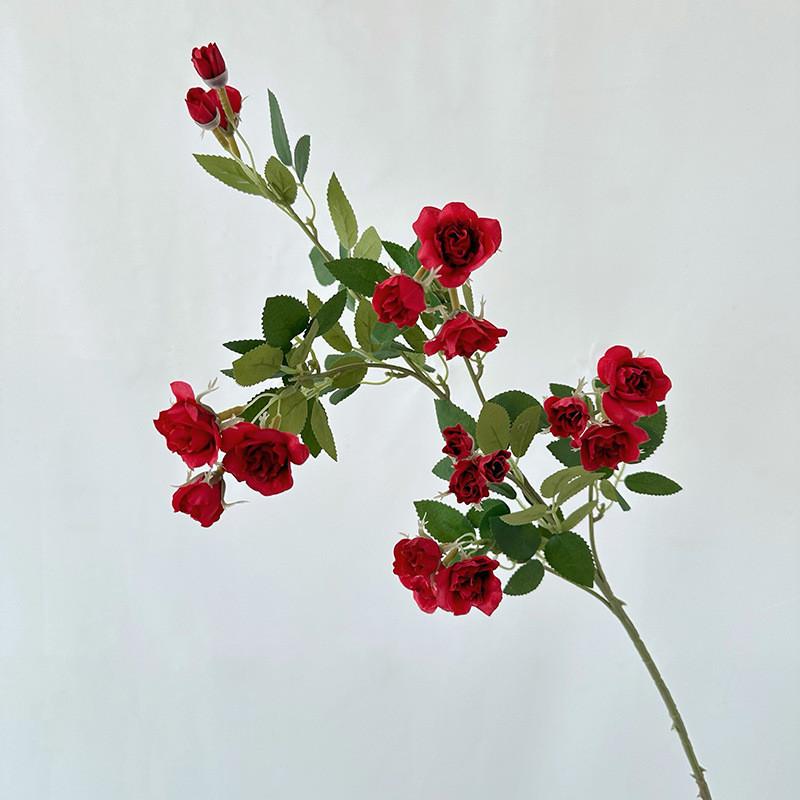 Mini Flower Artificial Rose Wedding Hotel Restaurant Desktop Decoration Ornament