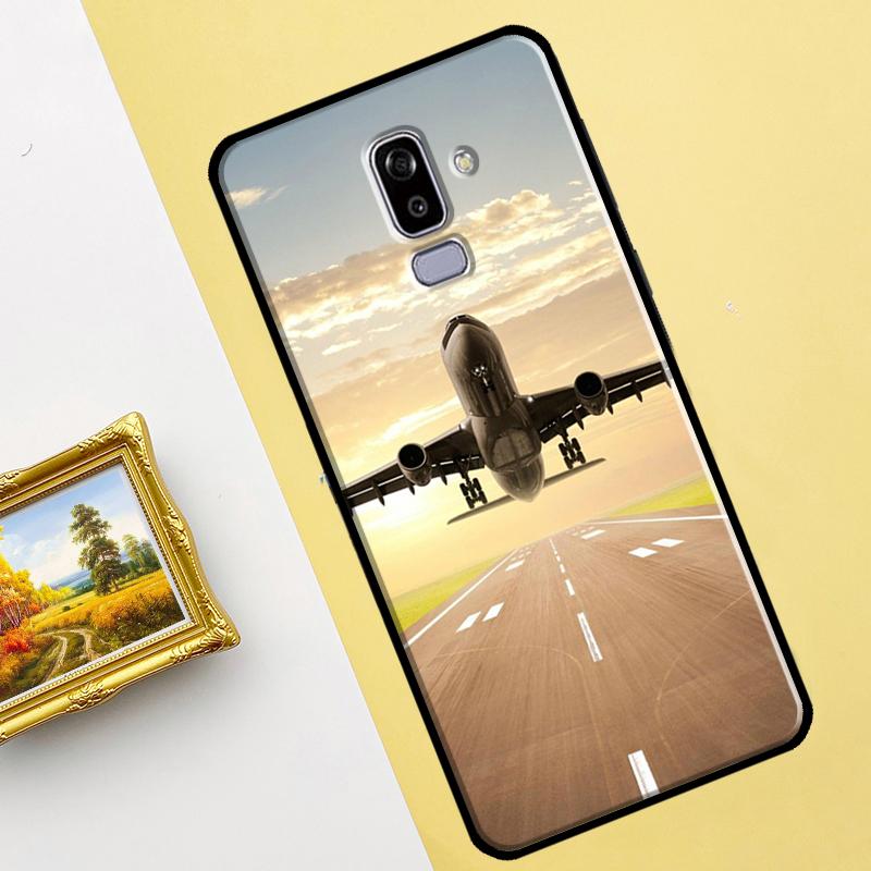 

Чехол для Samsung Galaxy M35 M55 M15 M56 M36 M16 M54 M14 M34 M31 M11 M13 M53 M12 M32 M52 M06 с изображением Самолета Samsung M54