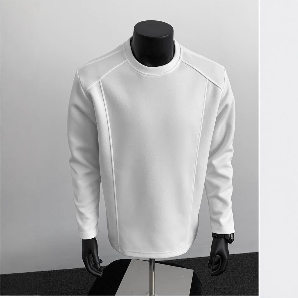 Small Neckline Sweater Men's Casual Bottoming Shirt In Autumn