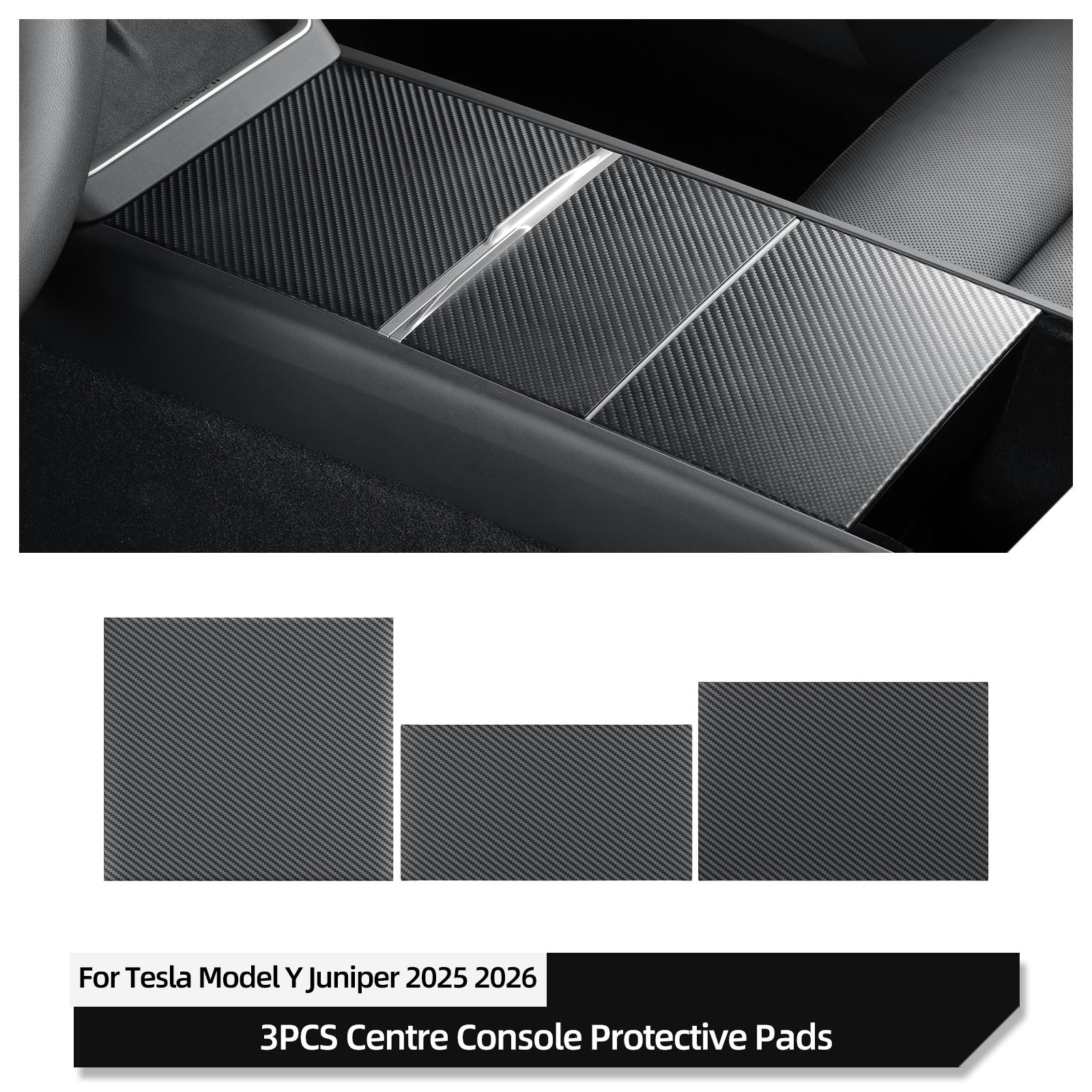

for Tesla Model Y Juniper 2025/Model 3 Highland 2025 Central Control Panel Protective Mats Accessories Console Protector Cover