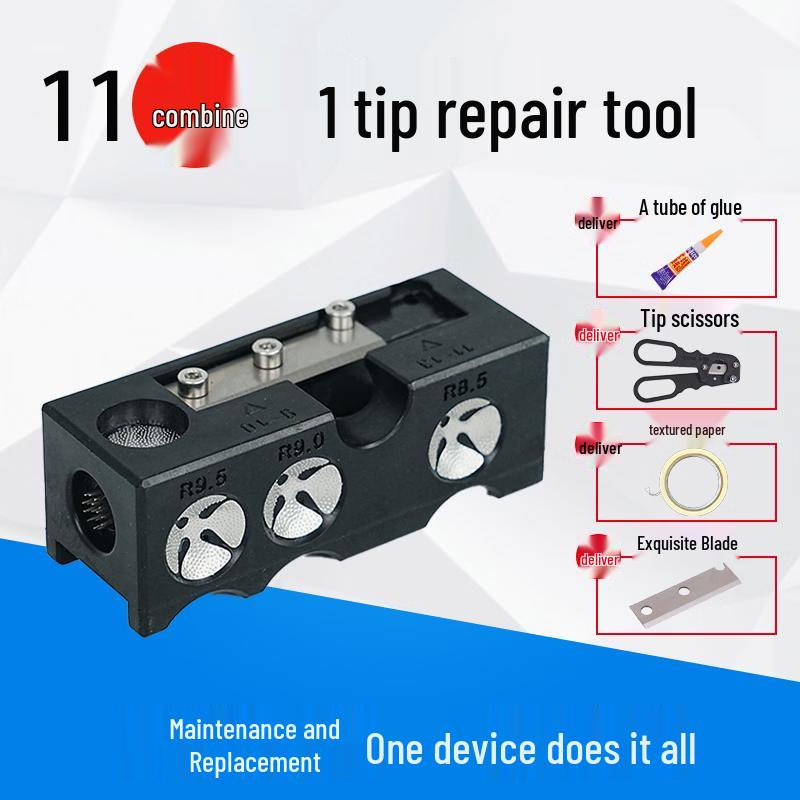 Jundingying 12-in-1 Billiard Cue Tip Repair Tool