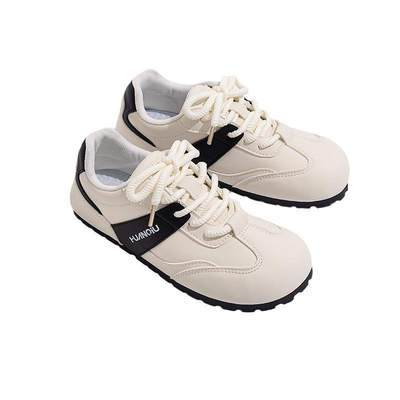 Global versatile little white shoes women's 2025 spring new versatile lightweight niche casual flat baseplate shoes ZHQ9081