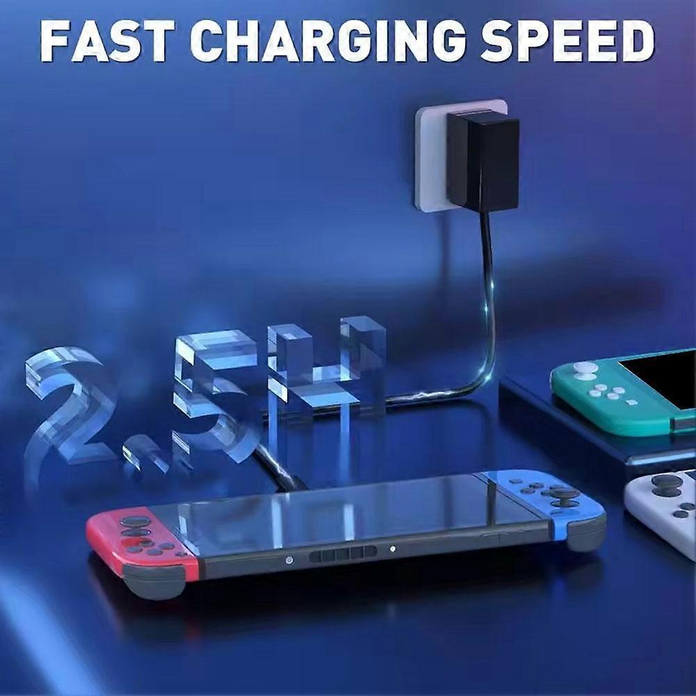 For Switch 2 45W Fast Charger Type C Power Adapter with 1.5m Cable