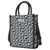 New FILA Fabric Tote Bag, Shopping Bag, One Shoulder Handbag, Crossbody Bag Extra Small Women's Jet Black F13W428164F-BK