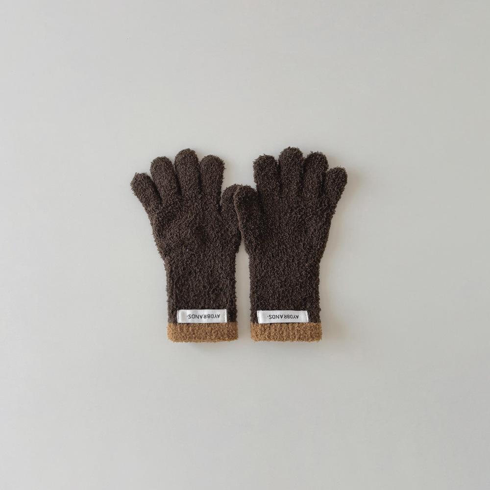 Kinderhandschuhe Fünffingerhandschuhe für Jungen und Mädchen im Herbst und Winter Warme und kältefeste Handschuhe für Babys mit getrennten Fingern