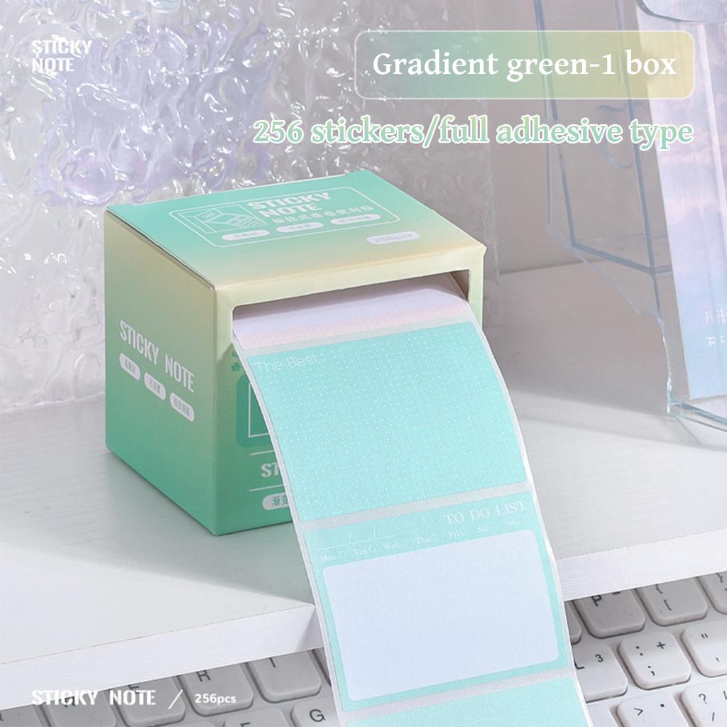 100Pcs Pull-type Colored Sticky Notes Students Fully Adhesive Index Label Note Paper Stickers School Office Supplies Stationery