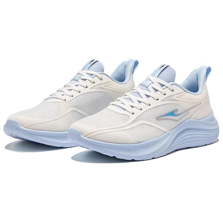 Erke Chasing 2 Comfortable Retro Breathable Durable Low-Top Casual Running Shoes Men sneakers White Blue 51125103469-005