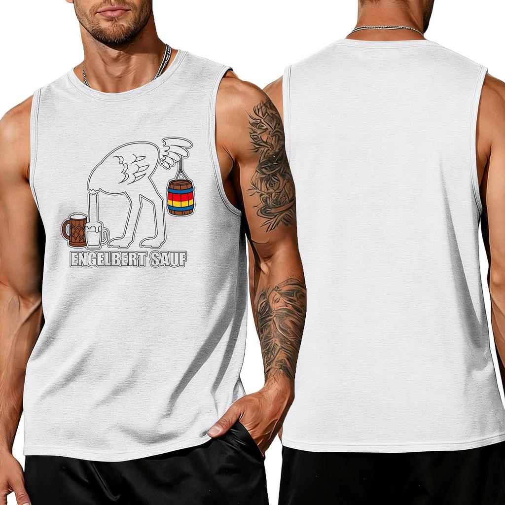 Men Sleeveless Tank Top Summer Casual Loose Fit Lightweight Muscle Shirt Beachwear Outdoor Sportswear