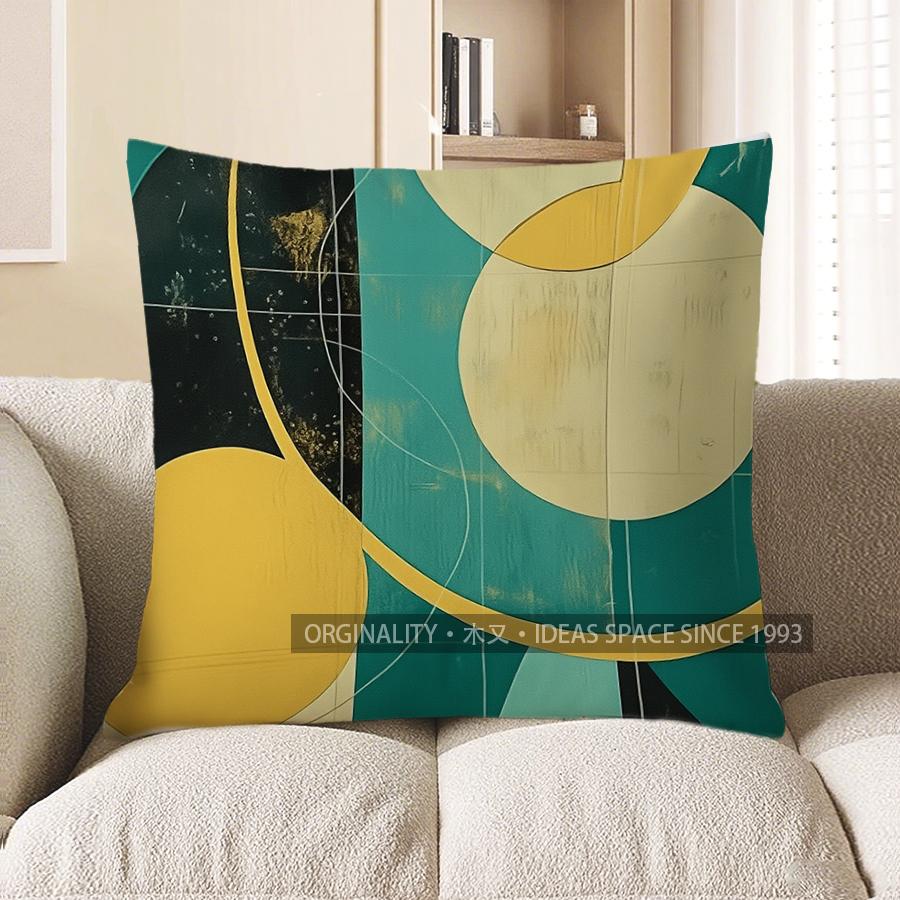 Home Decor Modern Abstract Pattern Decorative Pillow Cover Pattern Cushion Cover Suitable For Sofa Bedroom Car Pillow Cover