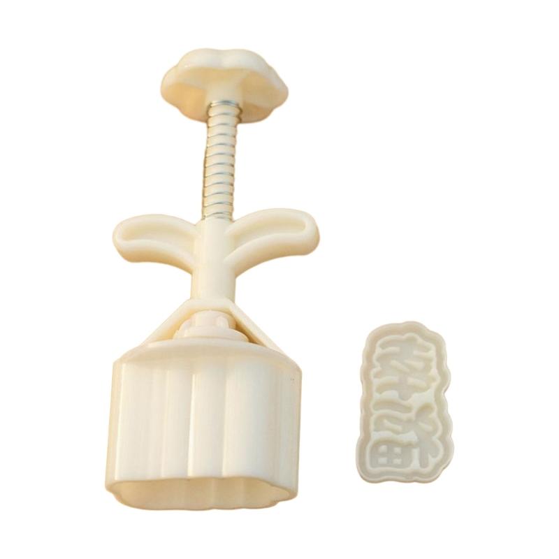 Chinese Character Mooncake Press Mold Cookie Stamps Chinese MidAutumn Moon Cake Makers Decoration Tool for DIY Cookie