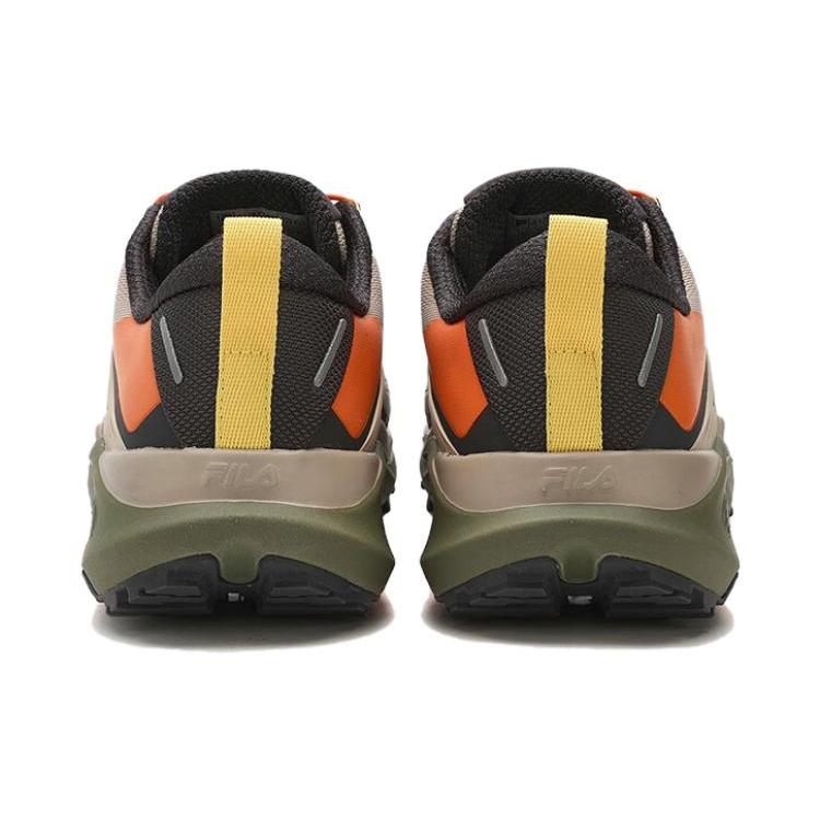 New FILA 3A Lynx I+ Gold Terrain Trail Running Shoes 'Beige Green Orange' A12M341202FOA