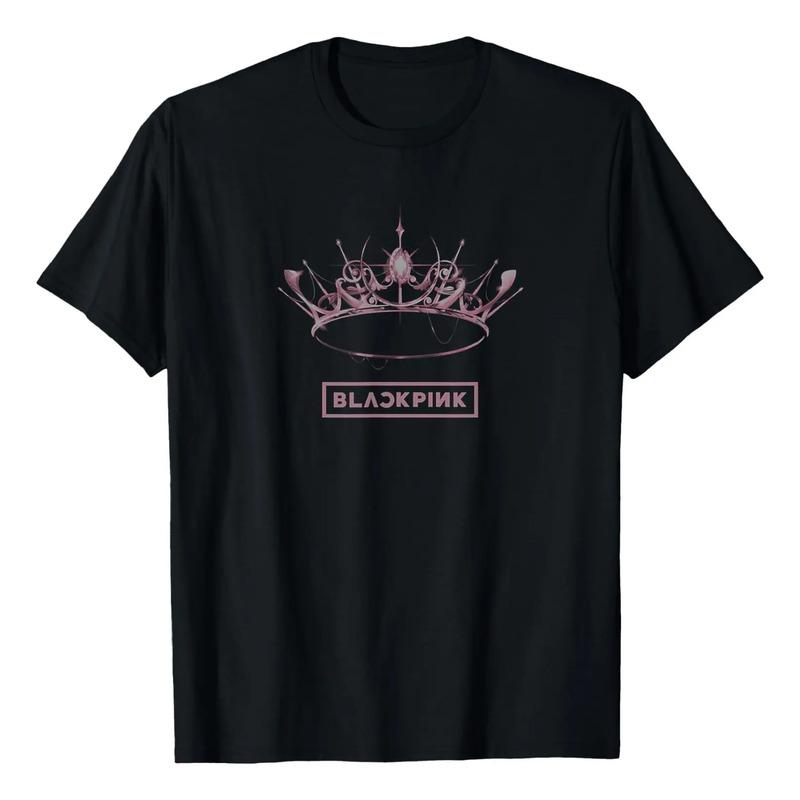 Camiseta Negra Oficial De Blackpink The Album Crown S
