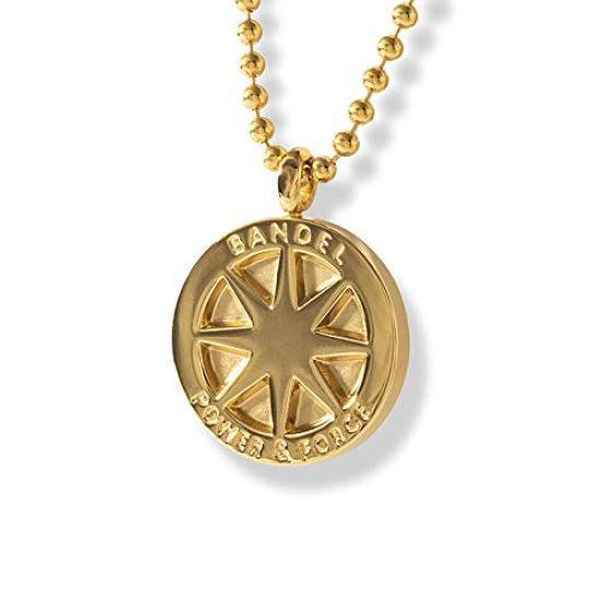 BANDEL TITAN NECKLACE Titanium Necklace Adjustable Power Japan Technology [Genuine] Length, Processing, (Gold)