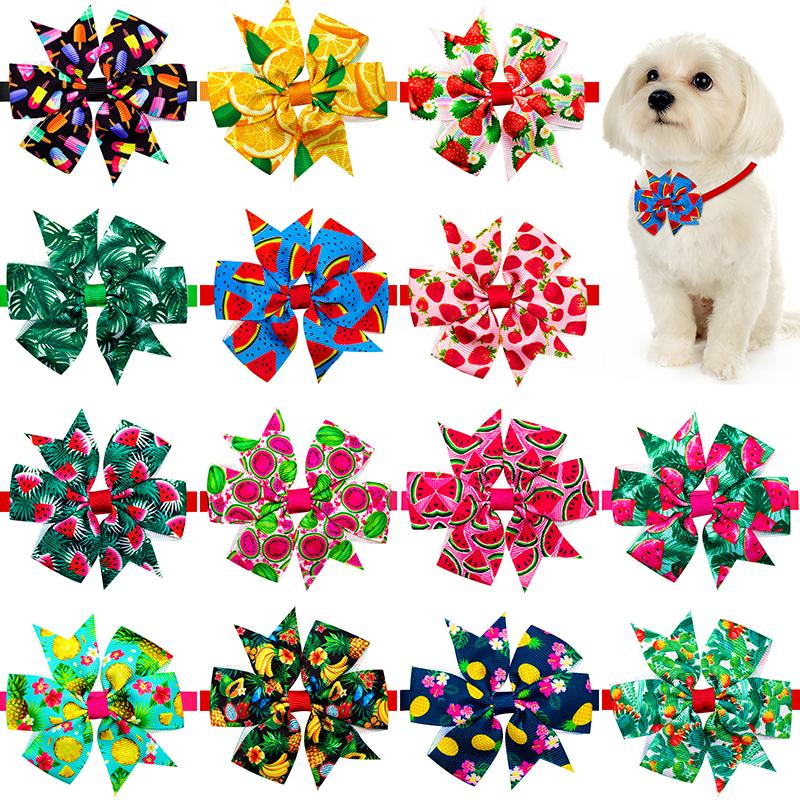 50/100pcs Small Dog Accessories Dog Bowtie Dog Bows Small Dog Hair Accessories Dog Neckties Dogs Grooming For Small Dogs