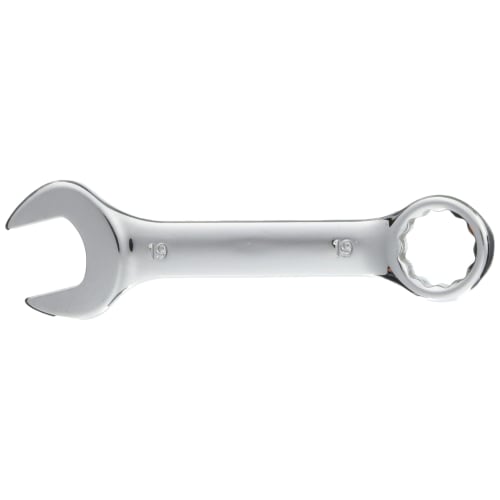 

KONYO SUN UP Короткий комбинированный ключ, Зеркальная полировка, 19 мм