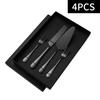 2/4Piece Stainless Steel Cake Knife Shovel Suit Golden Bread Knife Cake Cutting Tools Pizza Cheese Steak Shovel Baking Utensils