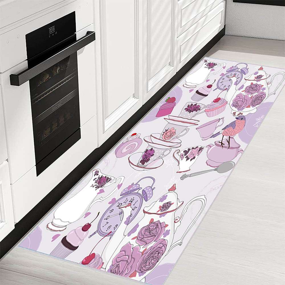 

Mosimoso Home RK036 Ковер с принтом на кухонной подошве в горошек 80x150 cm