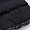 MONCLER PALLARDY/Paradise Back Logo Bi-Color Hooded Down Jacket 1 blackUsed