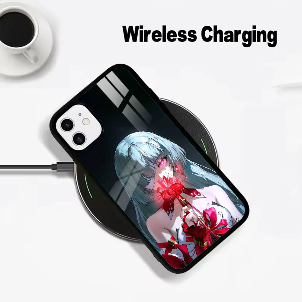 

Wuthering Waves WuWa Phone Case For IPhone17 16 15 14 13 12 11 Pro Max 16/15/14Plus Wireless Charger Cover Funda iPhone15
