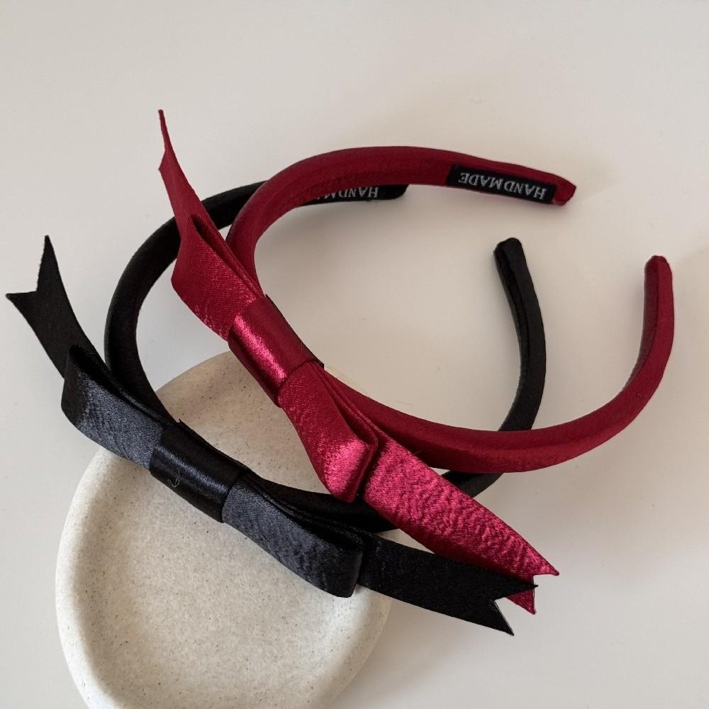Thin Balletcore Hair Band Non-Slip Women Hairband Sweet Bow Headband  Hair Accessories