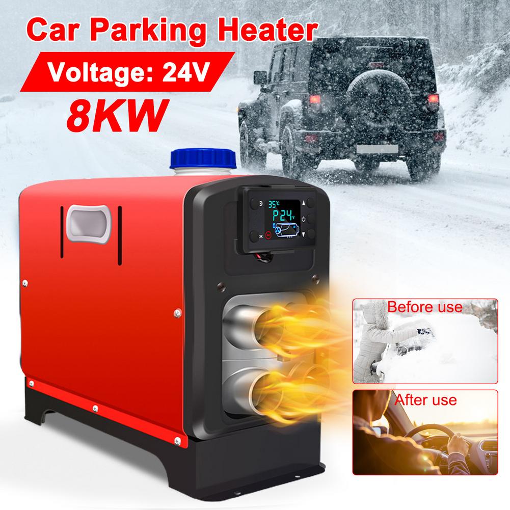 12V 8KW All Heater Adjustable Integrated Air Parking Warmer For Trucks Motor-Homes Boats Bus+LCD Key Switch