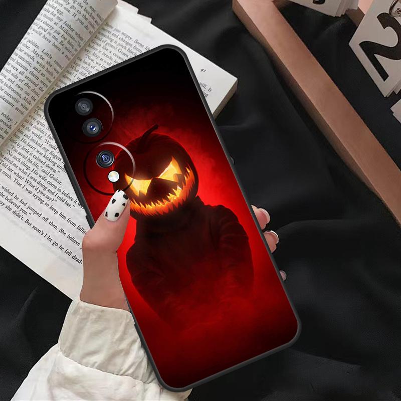 Halloween Pumpkin Ghost Mummy Case For Honor 90 Lite Magic 5 Pro 70 50 10 Honor X8 X7 X9 X9a X8a X7a X6a 9X 8X Back Cover
