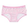 Bralette Set Smooth and Silky Like Camisole and XXXXL [LittleForBig] Women's 2-Piece (Gingham Lolita) - Milk, Panties, Pink,