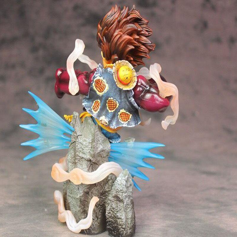 Anime One Piece Figures Fourth Gear Ape King Luffy Figure Model Scene PVC Desktop Toy Model Ornaments Gift