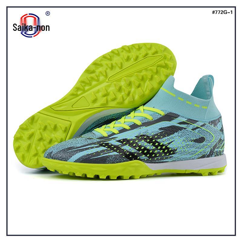 Saikalon Unisex High-Top Turf Soccer Cleats 45