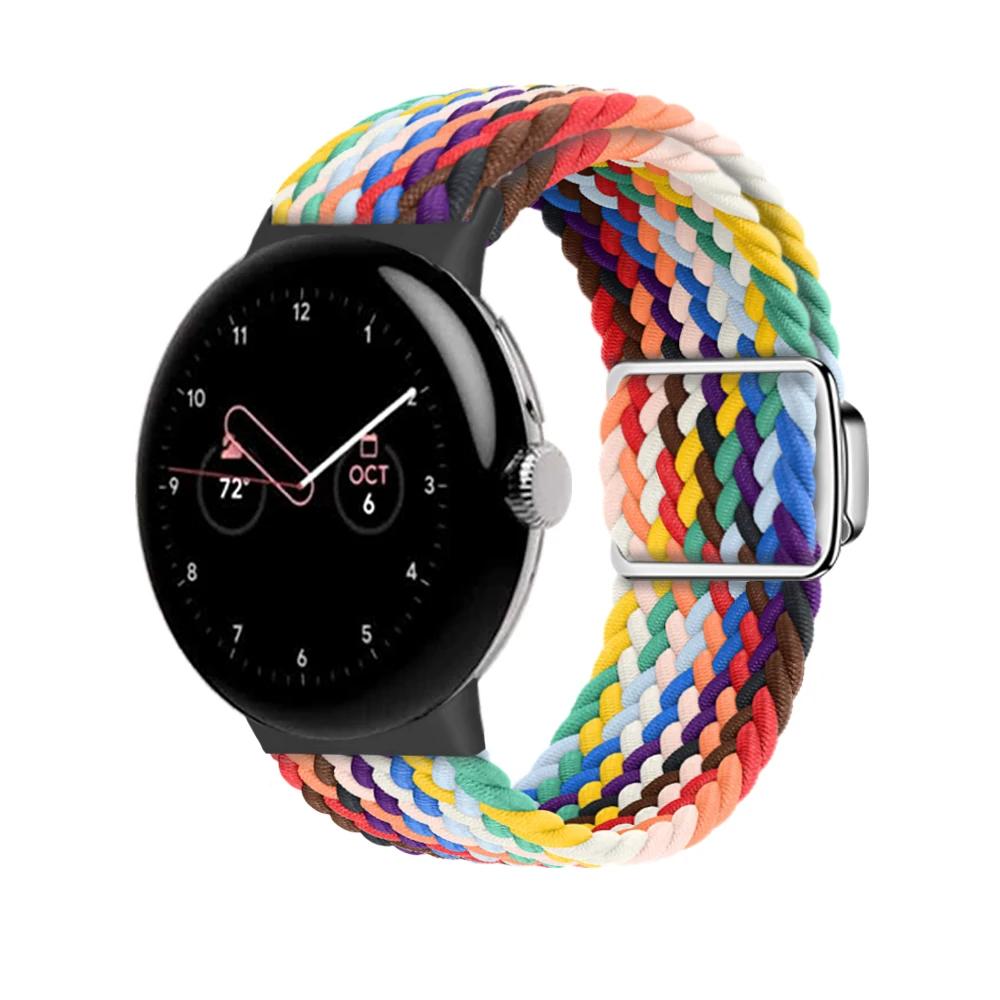 Braided Loop Strap for Google Pixel Watch 4/3 41mm Nylon Replacement Bracelet Wristband for Pixel Watch 4 3 2 1 Band Accessories