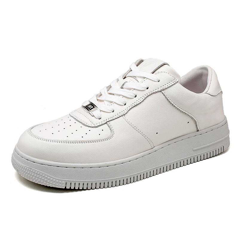 Übergröße Herrenschuhe 2025 Frühling neue lässige Sportschuhe modische vielseitige kleine weiße Schuhe Herren Air Force Nr.. 1 Brettschuhe