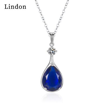 Lindon femmes collier pendentif en alliage de cuivre Zircon cadeau de mode
