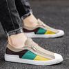 Men's Vulcanized Shoes New In Designer Sneakers Breathable Men Loafers Canvas Mocassins Soft Sole Comfortable Casual Shoes Flats