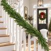 Artificial Green Cedar Garland Dense Easy to Shape for Indoor Seasonal