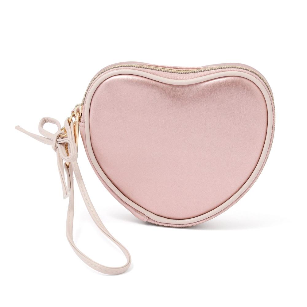 

Franc Franc Japan Heart Shape Mini Pouch Light Pink