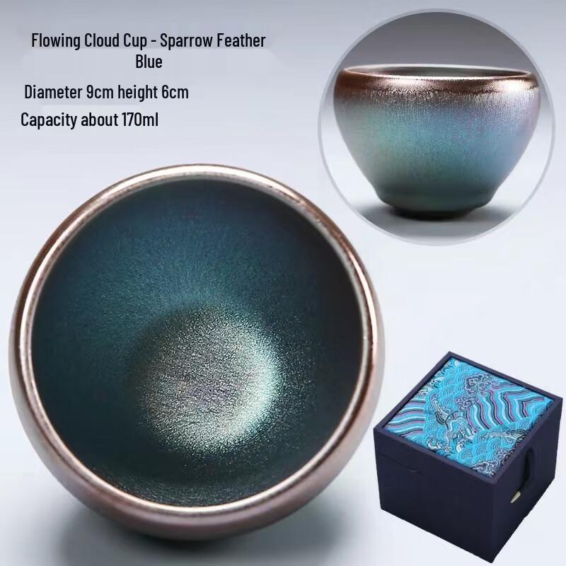 

Jianyang Caijin Jian Zhan Master Teacups Gift Set